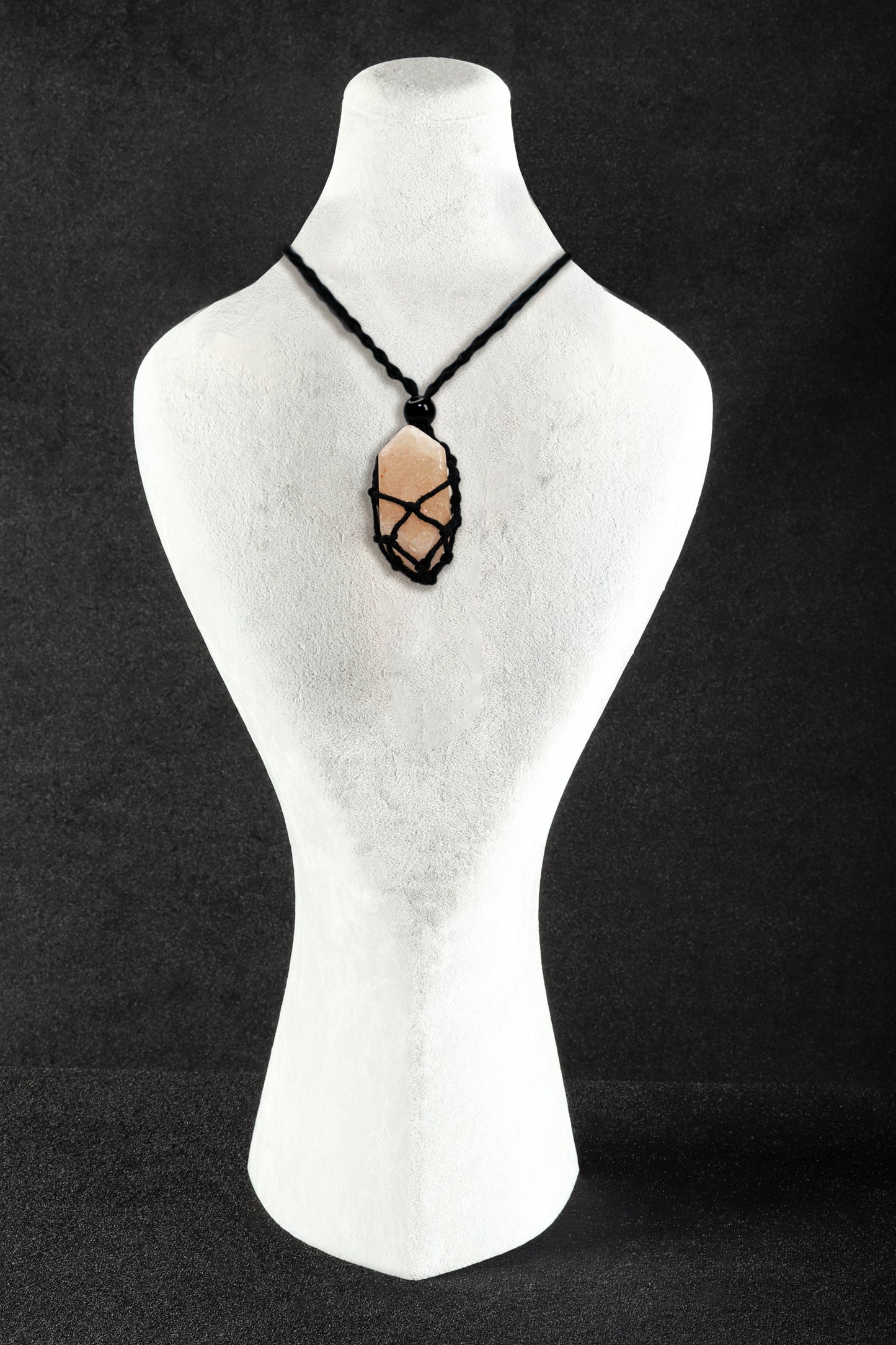 Salt Crystal Pendants Boho Chick with 25-30 inch adjustable Necklace