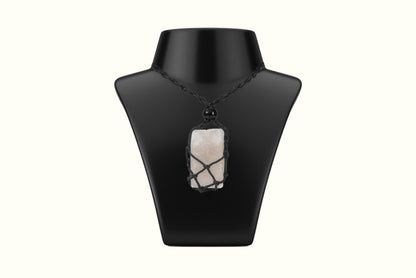 Salt Crystal Pendants Boho Chick with 25-30 inch adjustable Necklace