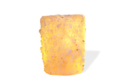 Crystal Glass Candle Holders (Pair)