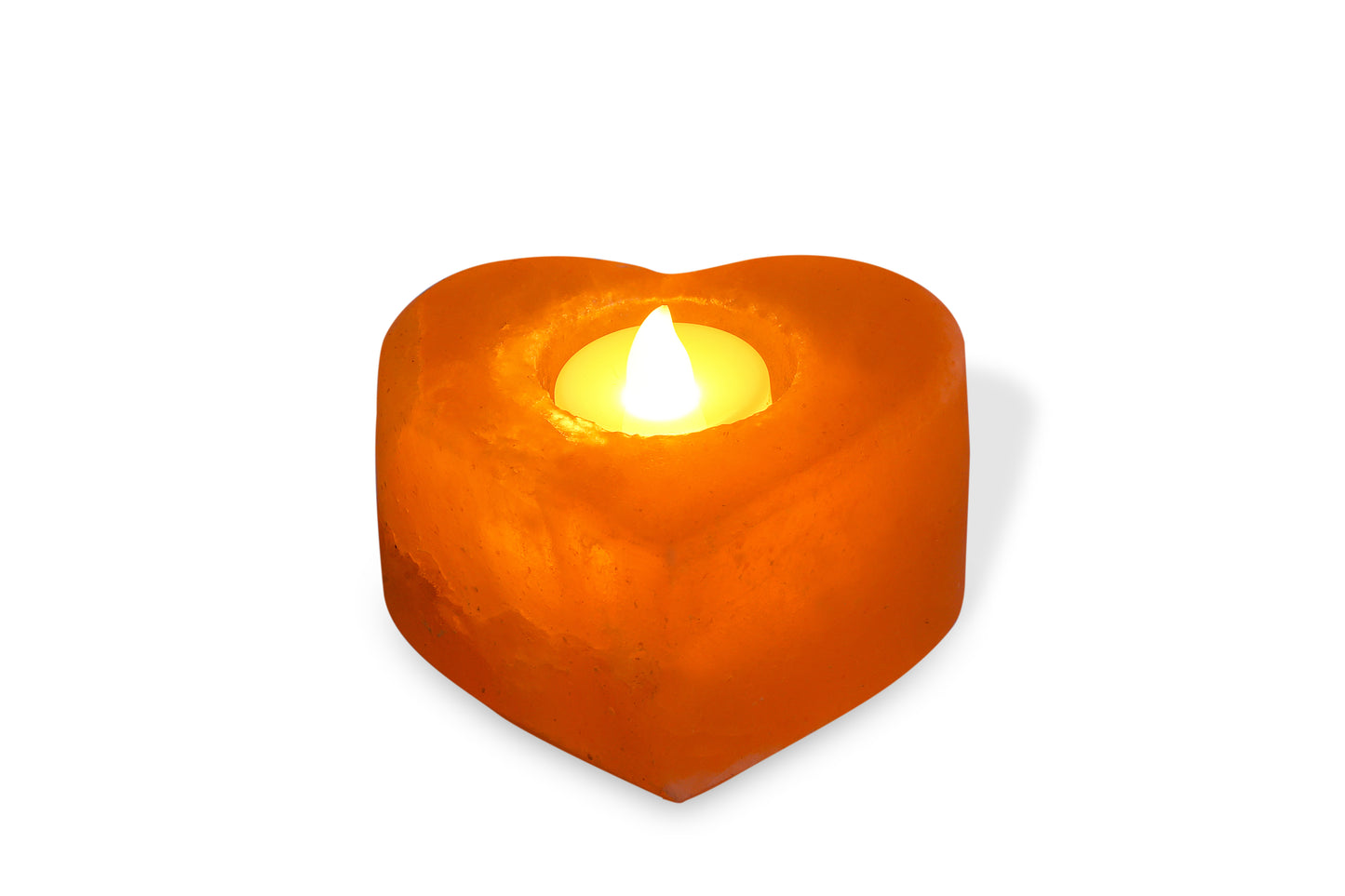 Himalayan Salt Candle Holders – Heart, Ball & Natural Shapes